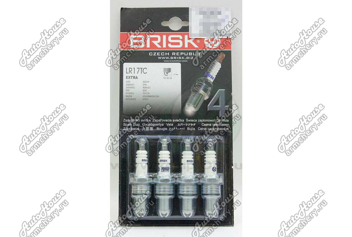 Свеча зажигания BRISK Lifan Solano (620) [1.8 16V 5МТ седан]