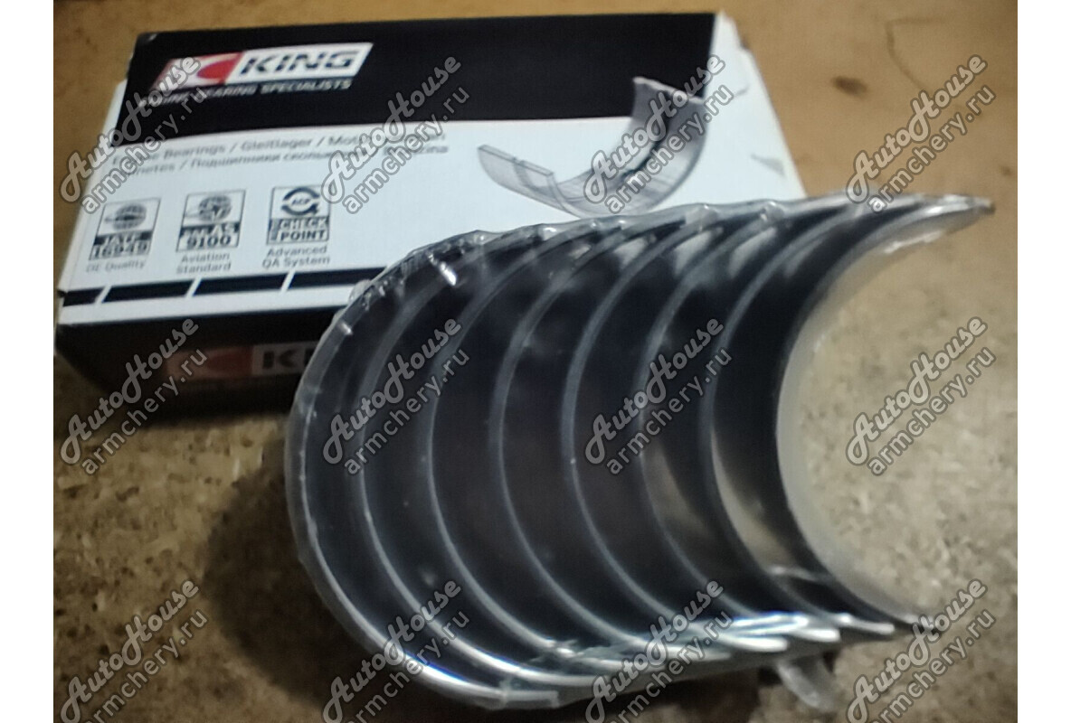 Вкладыши шатунные STD KING ENGINE BEARINGS Chery Amulet [1.6 8V 5MT лифтбэк]