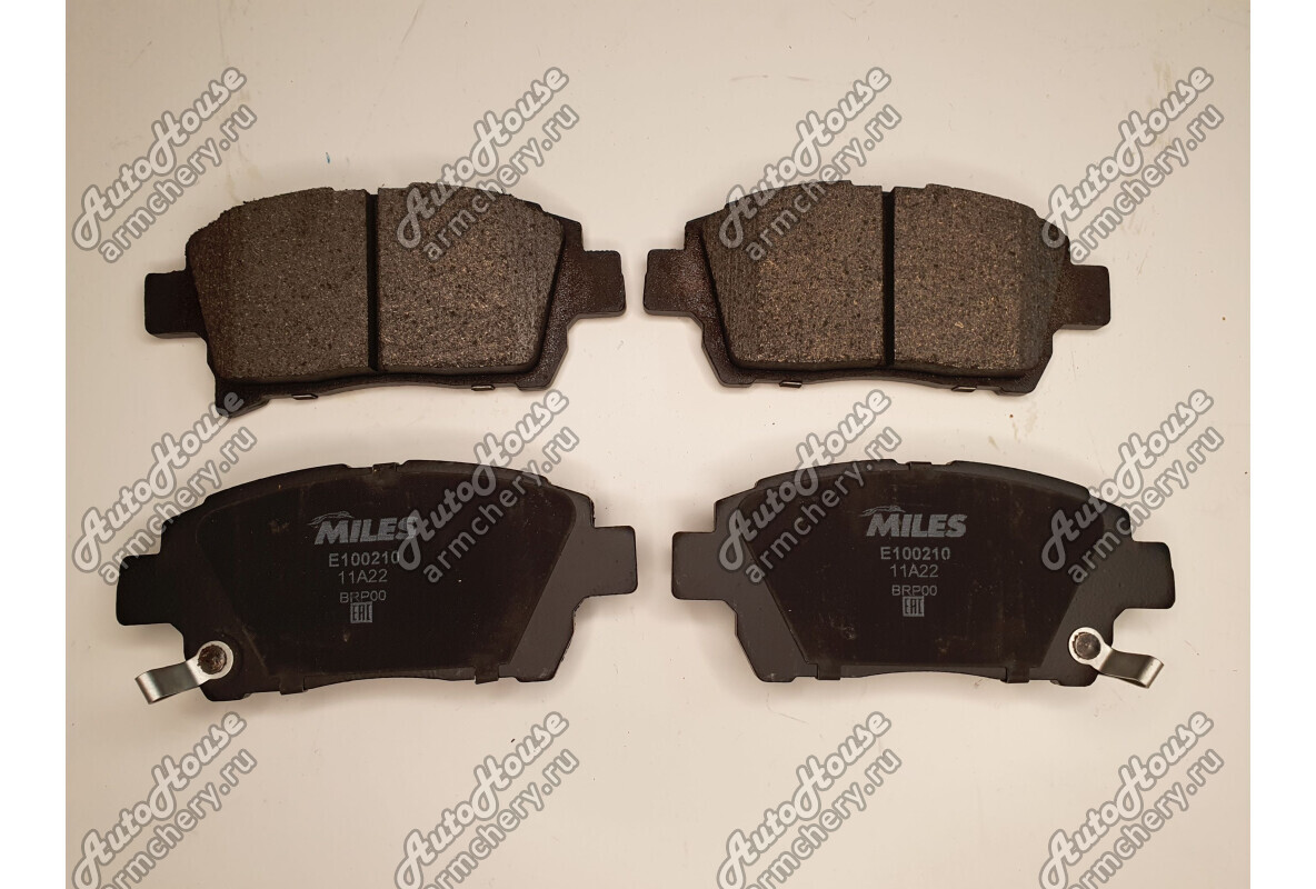 Колодки передние MILES Lifan Solano 2 (650) [1.8 16V CVT седан]