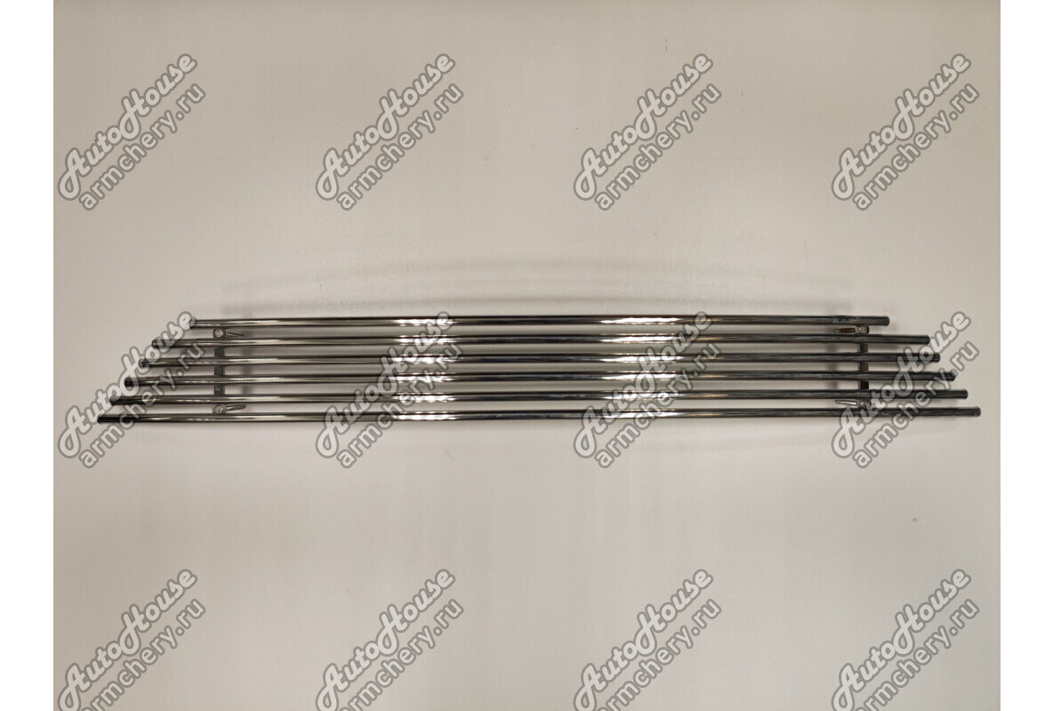 Решетка бампера переднего D10 (хром) Dongfeng H30 Cross [1.6 16V 4AT хетчбэк]