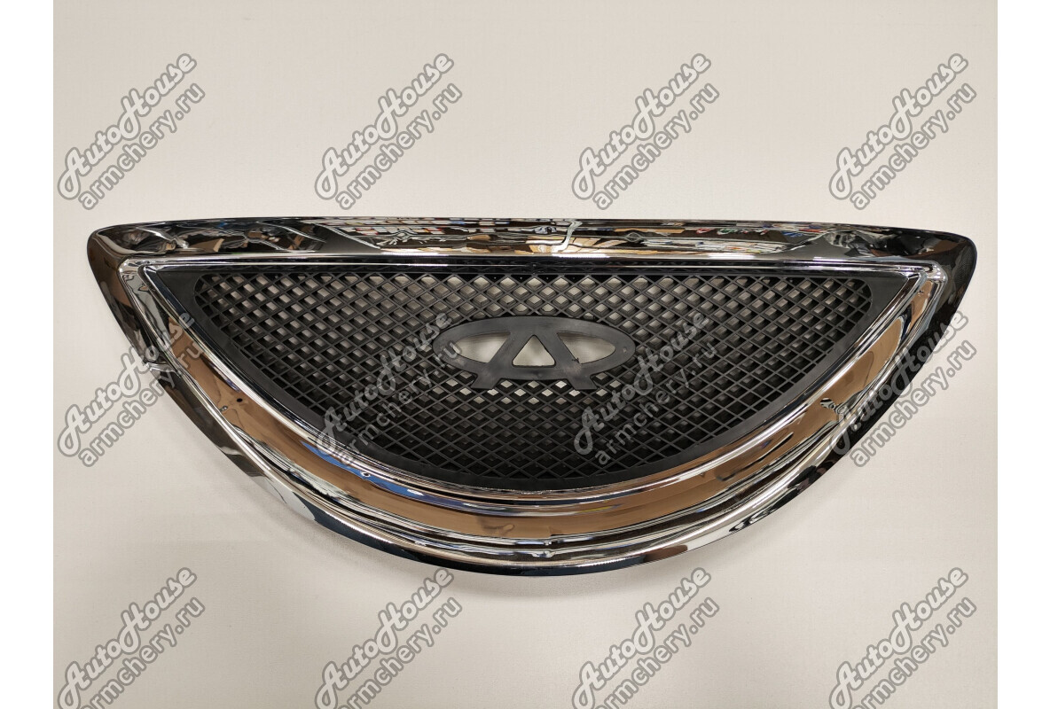 Решетка радиатора (хром) Chery QQ6 [1.1 16V 5MT лифтбэк]