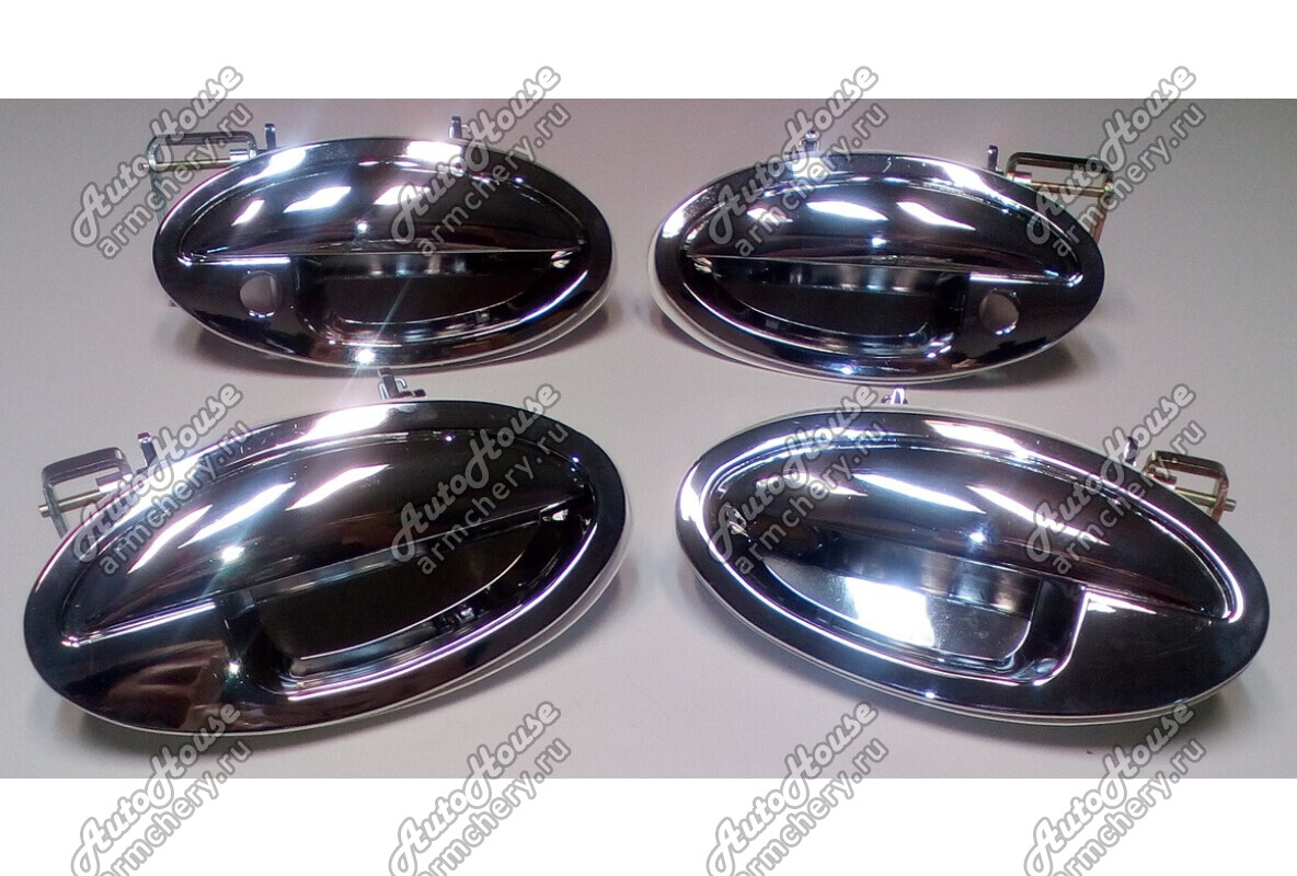 Ручки дверей наружных (комплект) металлические Lifan Breez [1.3 16V 5MT хетчбэк]