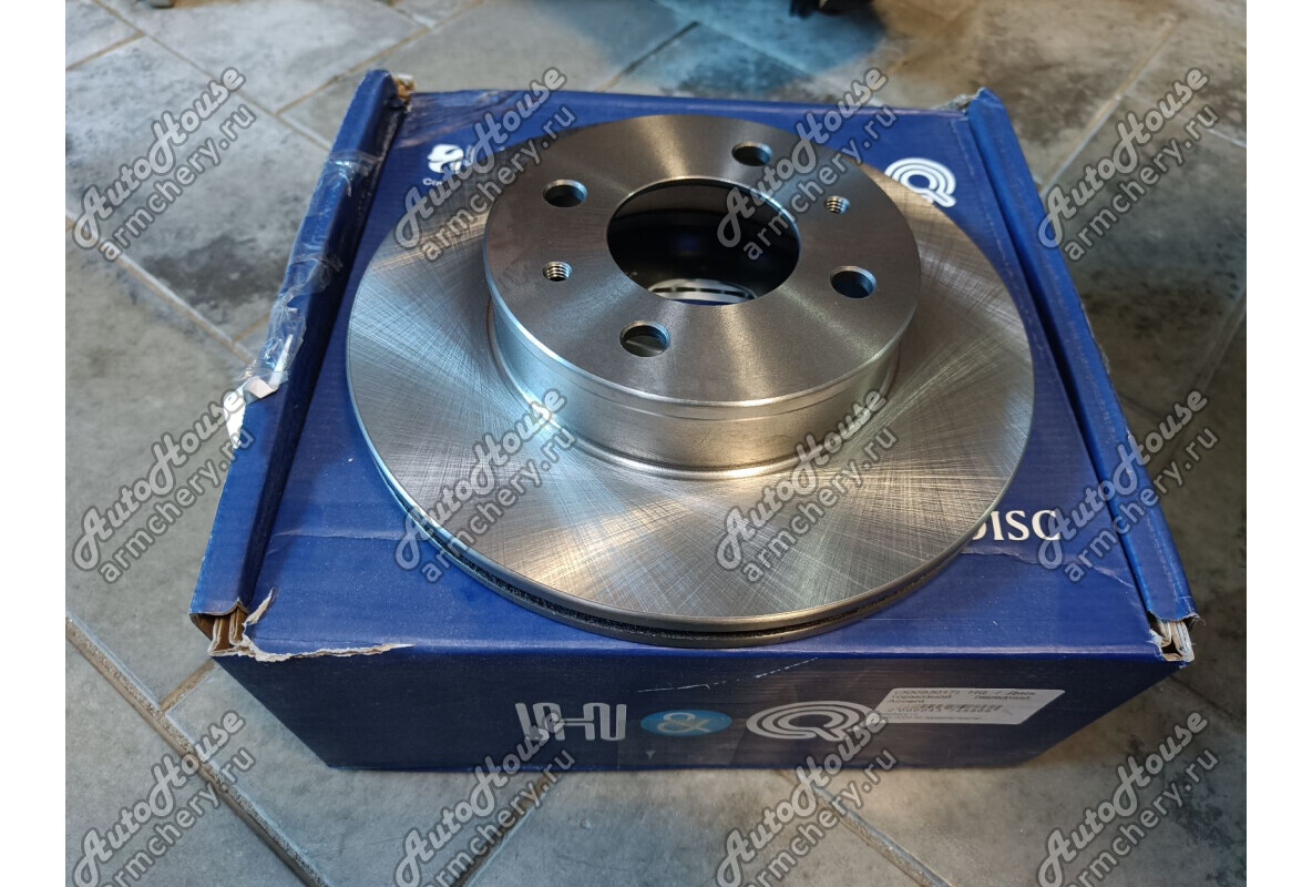 Диск тормозной передний (1шт) H&Q Hyundai Accent [1.5 16V 5MT седан]