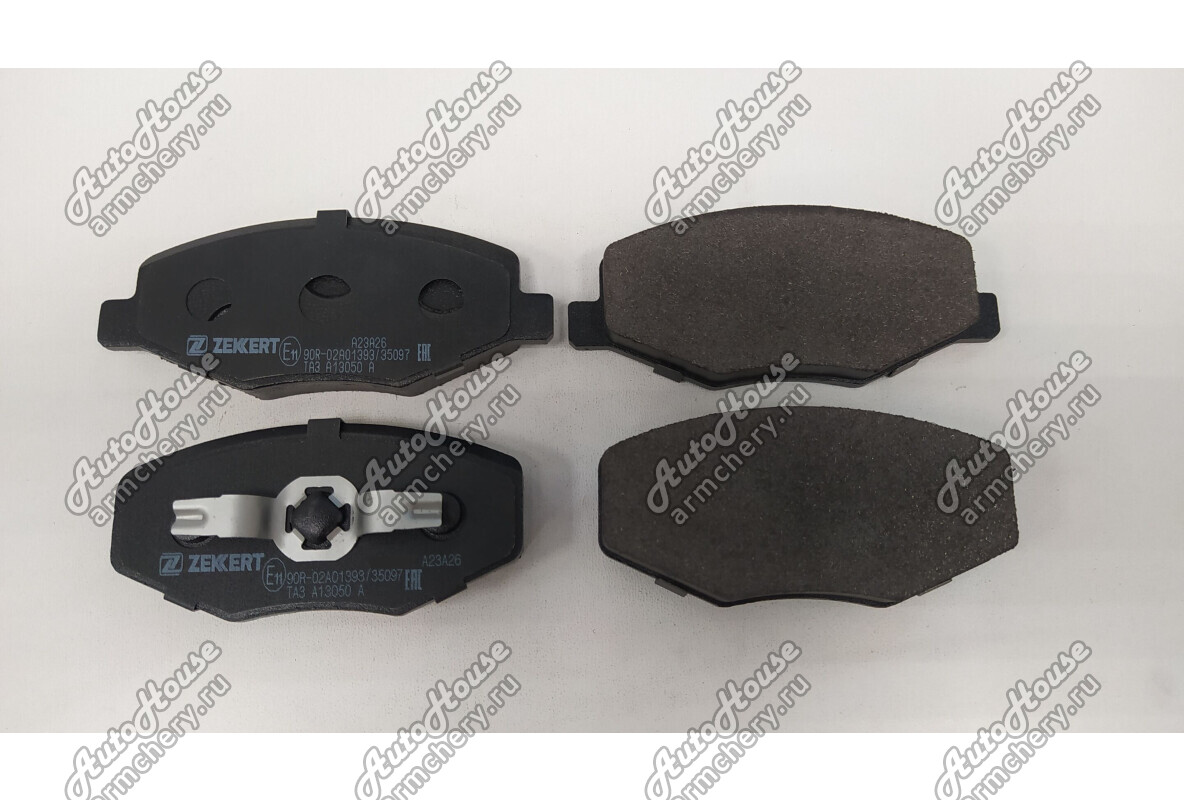 Колодки передние ZEKKERT Chery QQ6 [1.1 16V 5MT лифтбэк]
