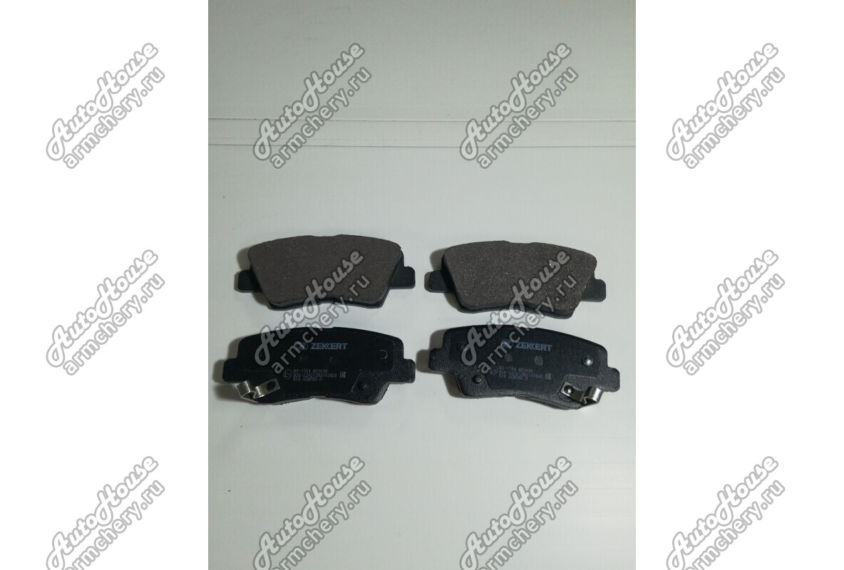 Колодки задние ZEKKERT Geely Emgrand 7 (2016-2018) [1.8 16V CVT седан]