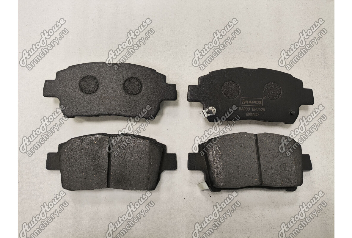 Колодки передние BAPCO Lifan Solano 2 (650) [1.8 16V CVT седан]