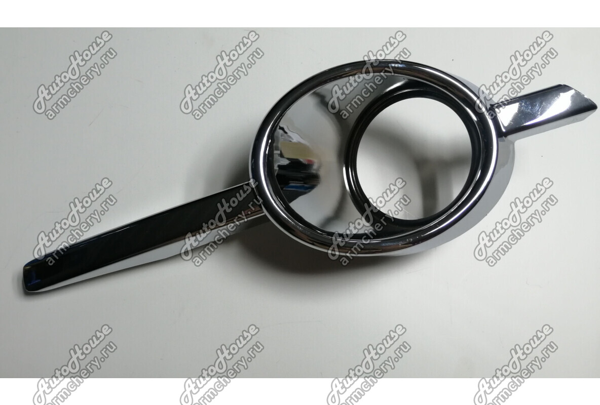 Накладка фары противотуманной левой (хром) Geely Emgrand X7 NEW (2016-2018) [1.8 16V 5MT внедорожник]
