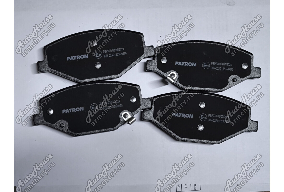 Колодки передние PATRON Geely Coolray [1.5 12V 7AMT внедорожник]
