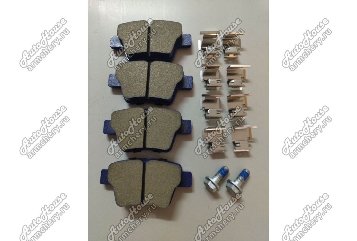 Колодки задние MILES Geely Emgrand EC7 [1.8 16V 5MT хетчбэк]