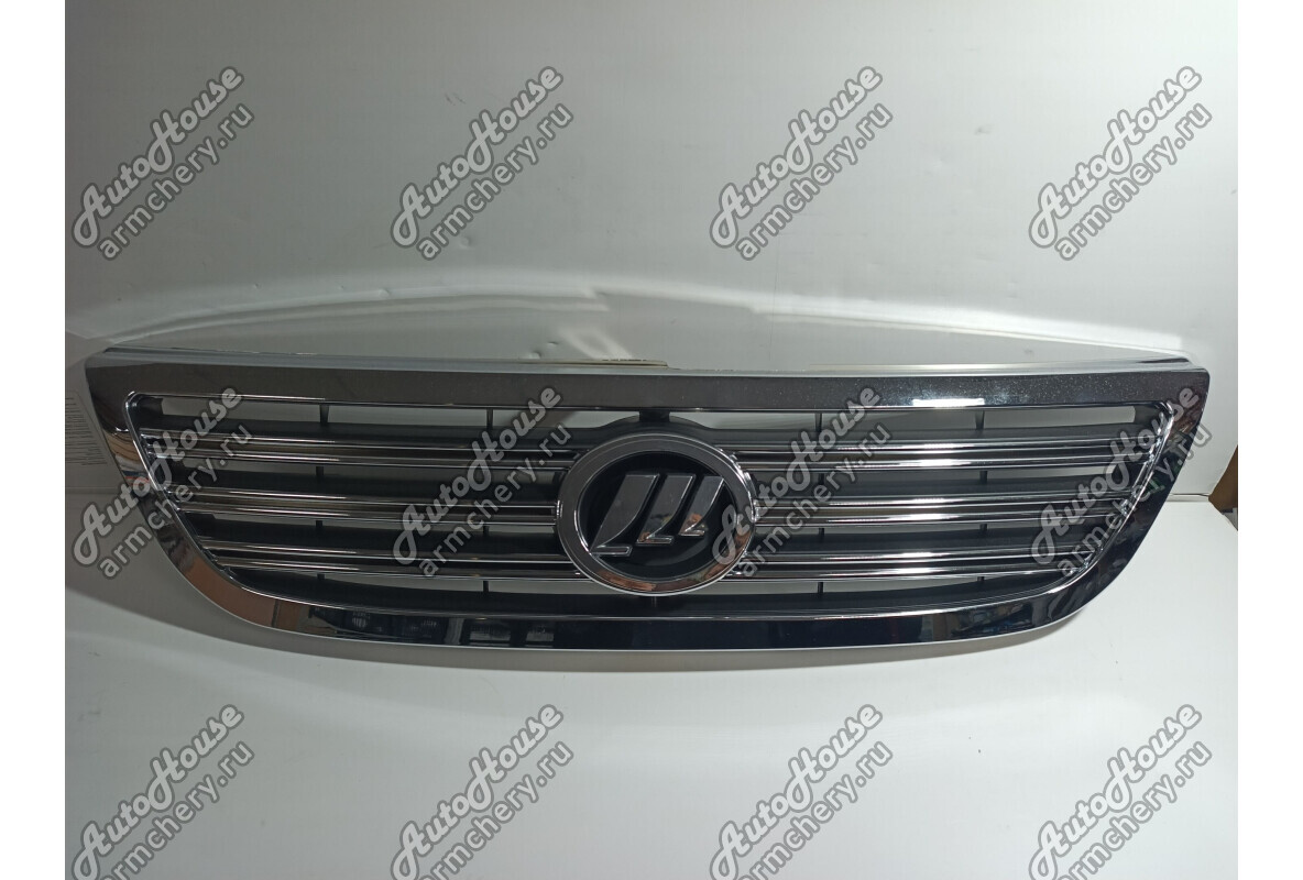 Решетка радиатора (хром) SAT Lifan Solano (620) [1.6 16V CVT седан]