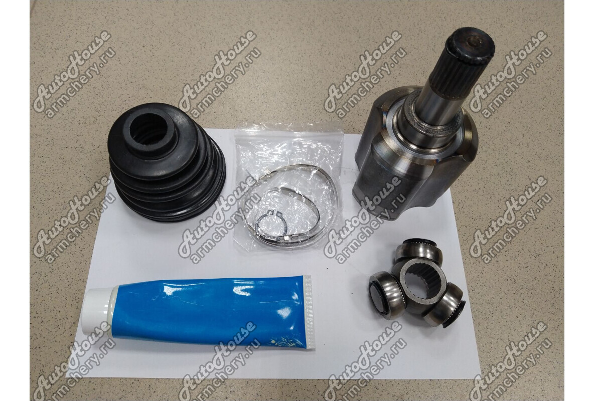 Шрус внутренний с вырезами (25 наружных, 24 внутренних шлица) Chery Fora [2.0 16V 5MT седан]