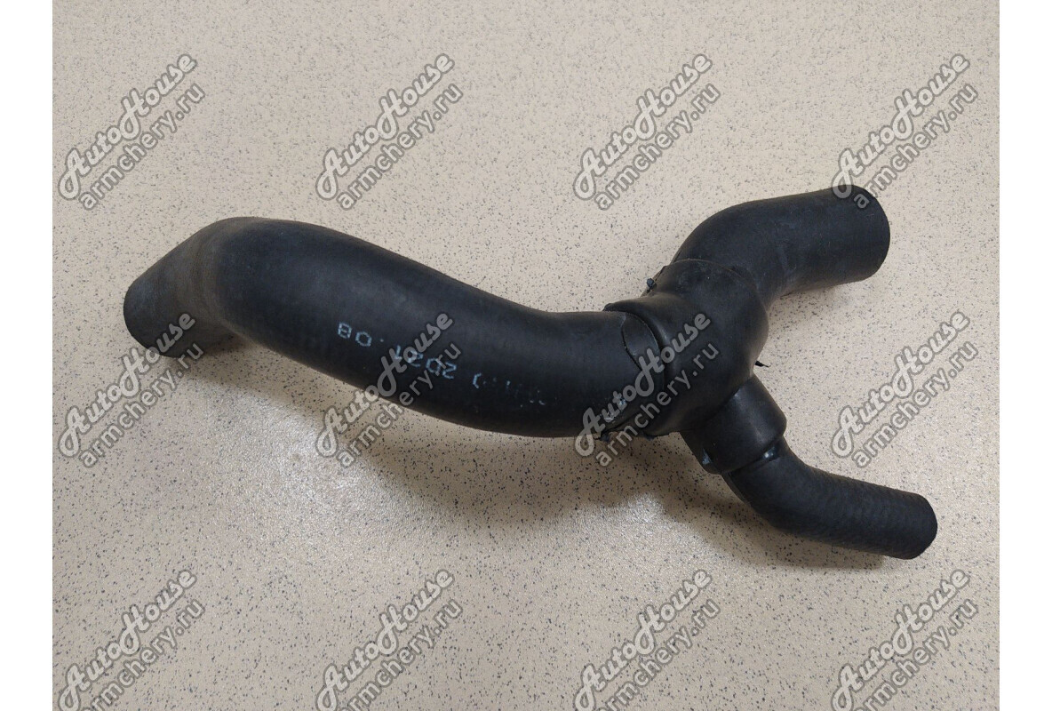 Патрубок радиатора (развилка) Chery Amulet [1.5 16V 5MT лифтбэк]