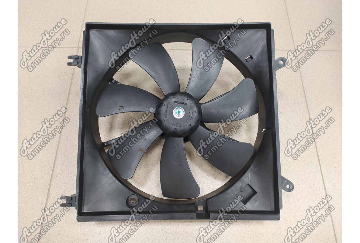 Вентилятор радиатора охлаждения левый Chery Tiggo [2.0 16V 4AT внедорожник 4X4]