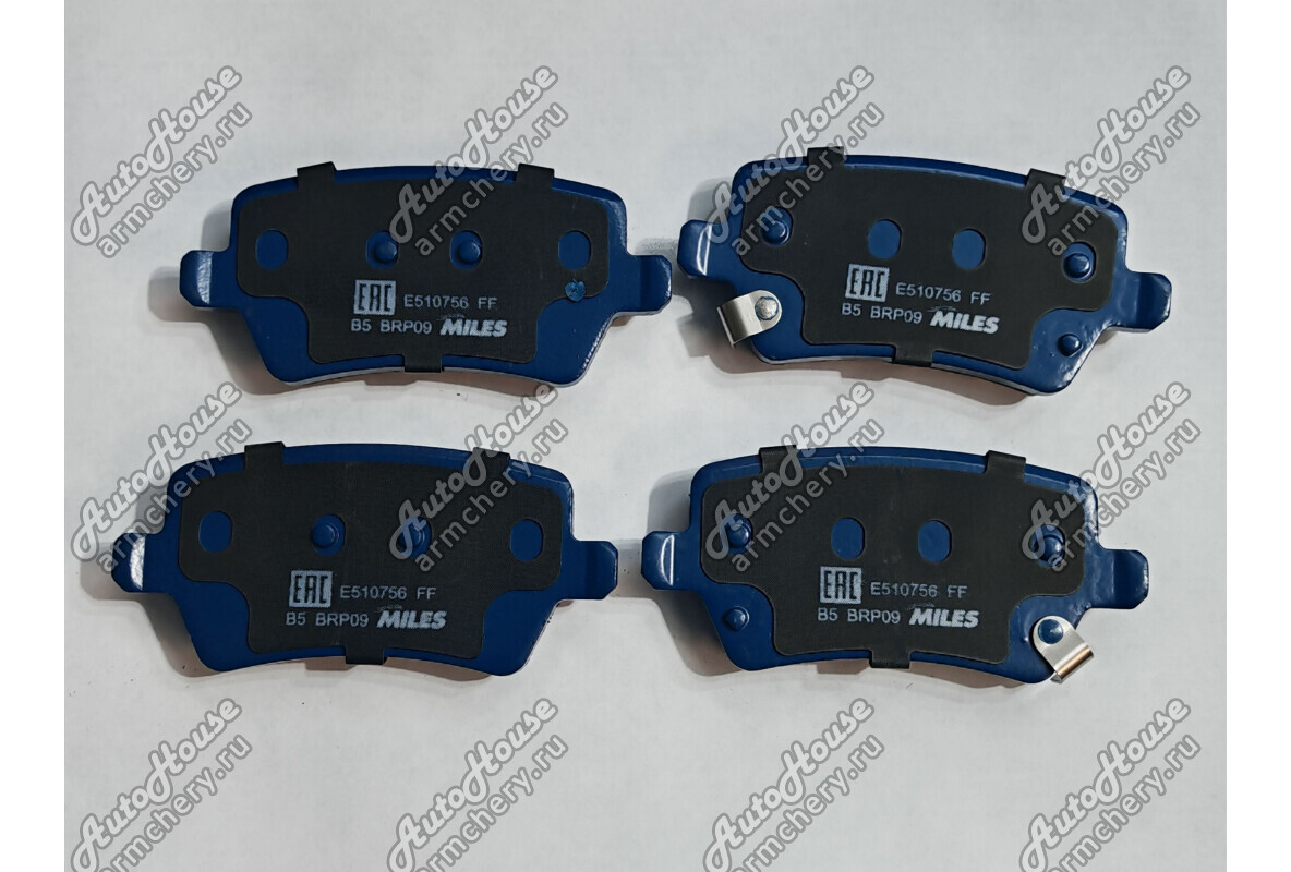 Колодки задние MILES Chery Tiggo 4 (2017-2019) [2.0 16V 5MT внедорожник]