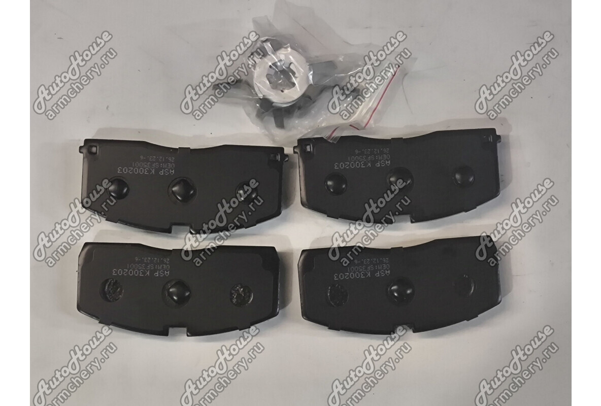 Колодки передние (с ABS) ASPACO Lifan Smily (320) [1.3 16V 5MT хетчбэк]