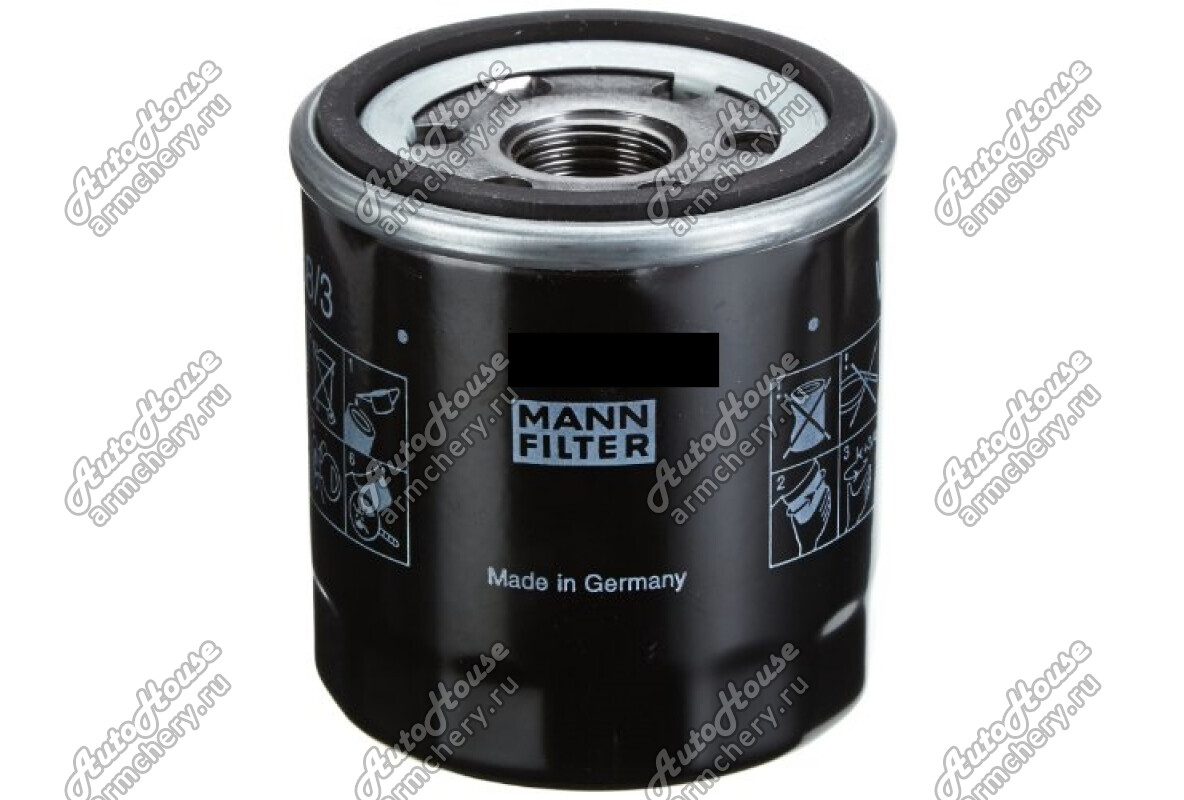 Фильтр масляный MANN-FILTER Geely Emgrand EC7 [1.5 16V 5MT хетчбэк]