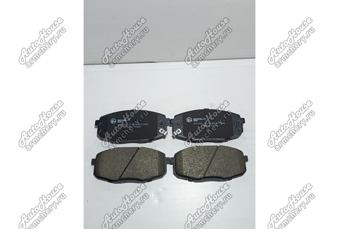 Колодки передние Forthing T5 EVO [1.5 16V 7 AMT внедорожник 4X4 Turbo]