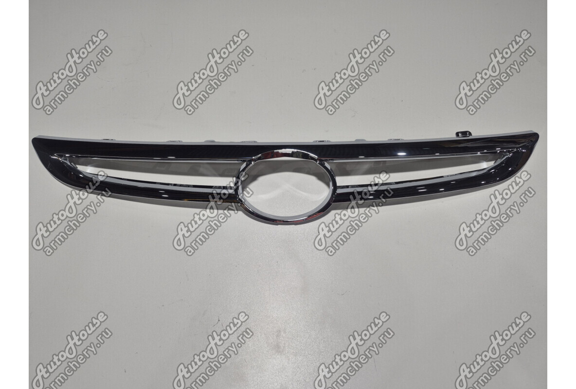 Накладка решетки радиатора верхняя (хром) JAC S5 рестайлинг (2018+) [2.0 16V 5MT внедорожник]