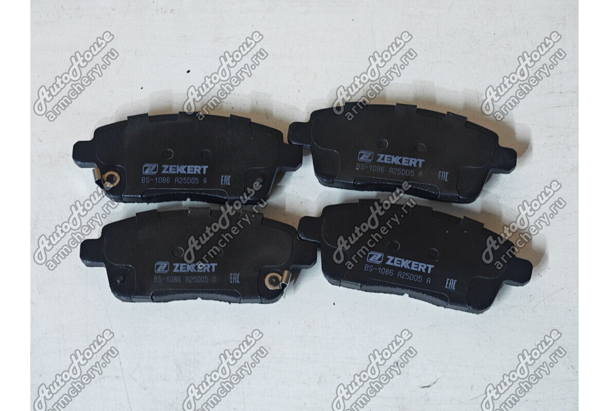 Колодки задние ZEKKERT Chery Tiggo 7 Pro [1.5 16V CVT внедорожник]