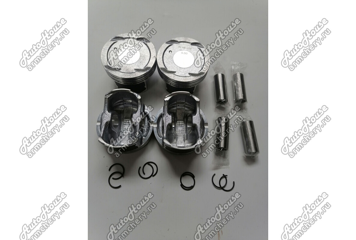 Поршень (0.50) (комплект поршень, палец, кольца) Chery Tiggo FL [1.6 16V CVT внедорожник 4X2]